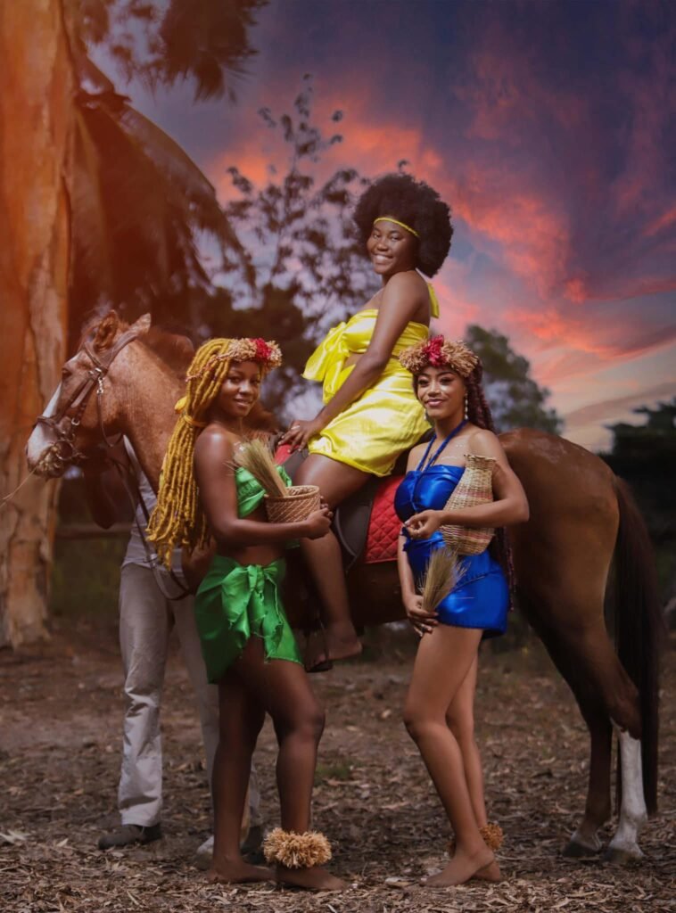 Portrait professionnel en studio éclairage artistique Samy Picture.